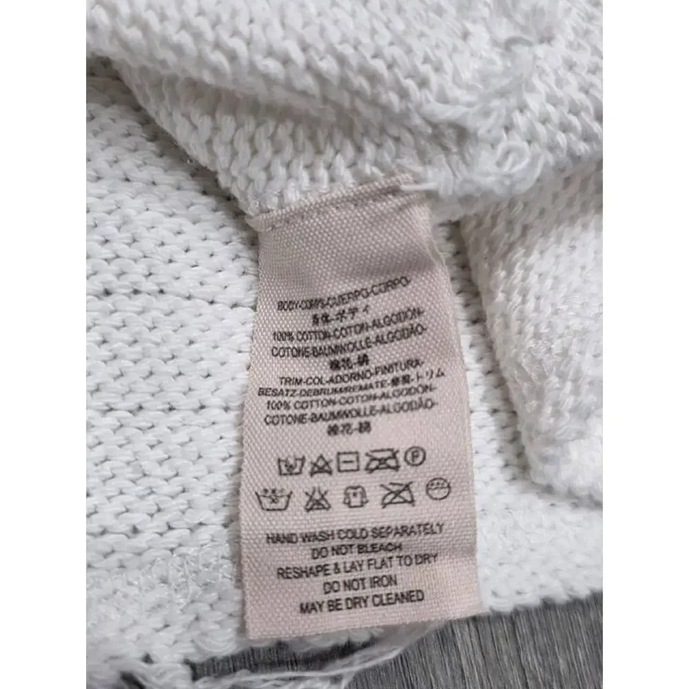 Free People Darcy Knit crop Y2K preppy Top White Small A004169